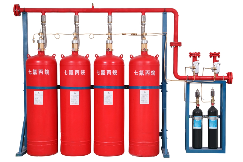 山東管網式七氟丙烷氣體滅火系統